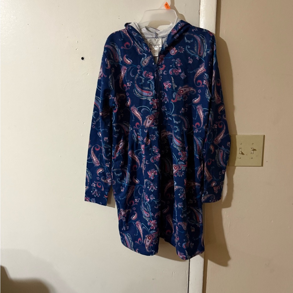Essentials Blue and Pink Paisley Jacket